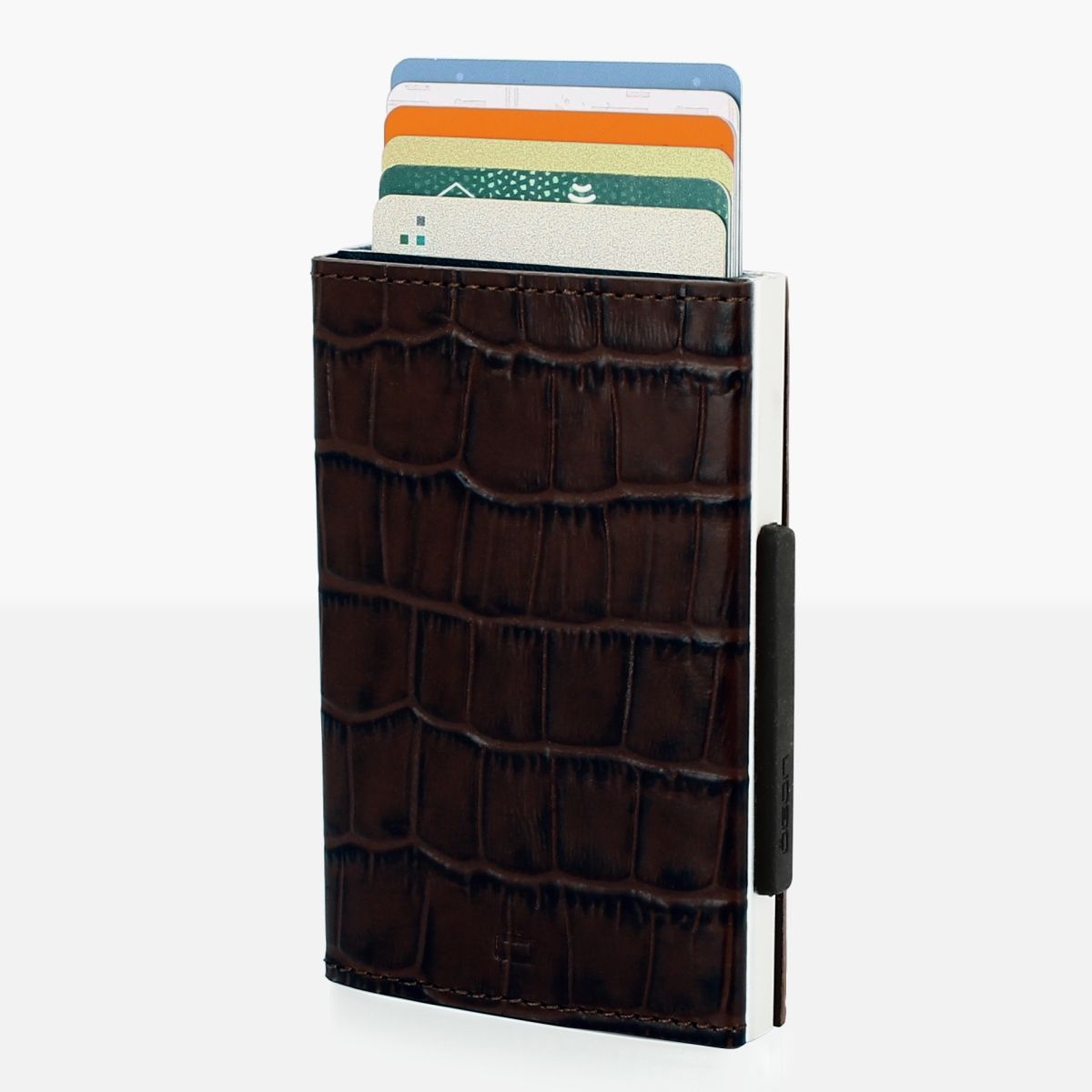 Cascade Card Case Wallet - Croco